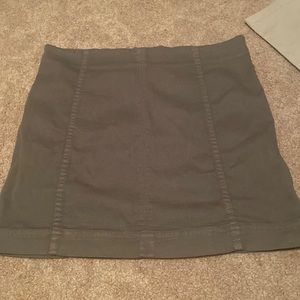Army Green Jolt Skirt